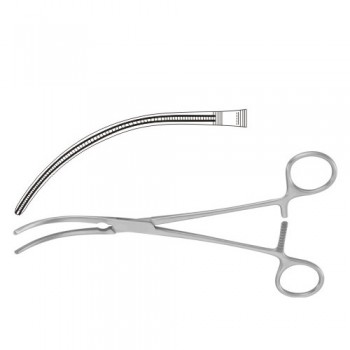 Potts Atrauma Anastomosis Clamp Curved Stainless Steel, 21.5 cm - 8 1/2"